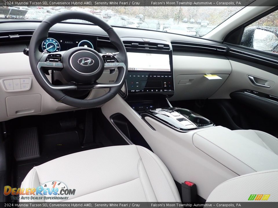 Gray Interior - 2024 Hyundai Tucson SEL Convenience Hybrid AWD Photo #13