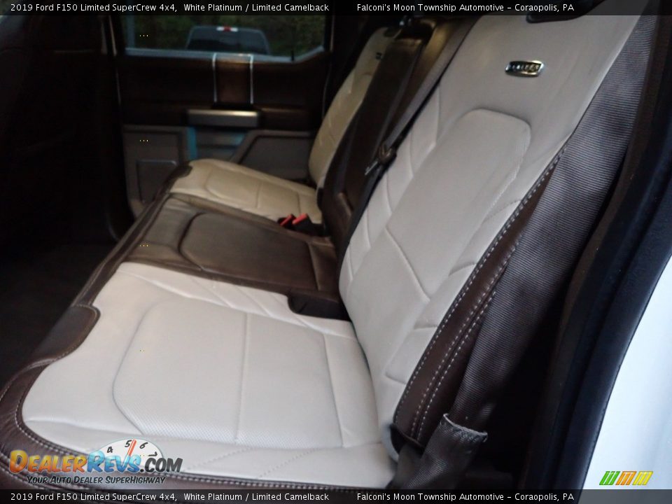 Rear Seat of 2019 Ford F150 Limited SuperCrew 4x4 Photo #16