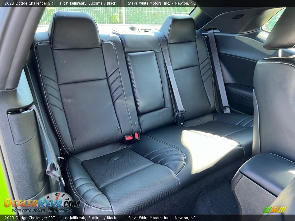 Rear Seat of 2023 Dodge Challenger SRT Hellcat JailBreak Photo #17