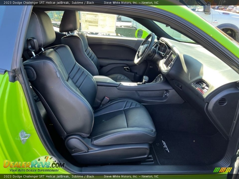 Black Interior - 2023 Dodge Challenger SRT Hellcat JailBreak Photo #18