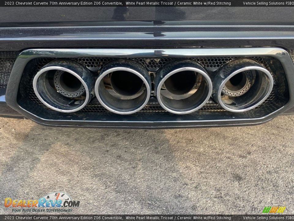 Exhaust of 2023 Chevrolet Corvette 70th Anniversary Edition Z06 Convertible Photo #18