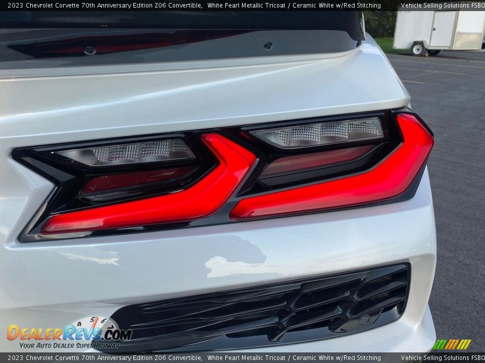 2023 Chevrolet Corvette 70th Anniversary Edition Z06 Convertible White Pearl Metallic Tricoat / Ceramic White w/Red Stitching Photo #20