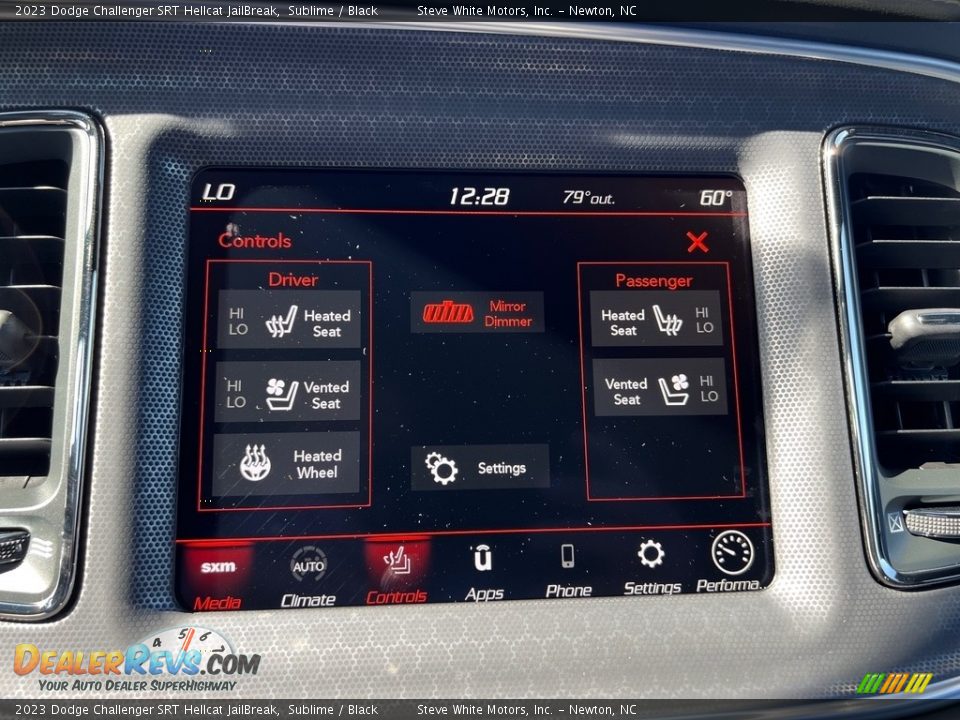 Controls of 2023 Dodge Challenger SRT Hellcat JailBreak Photo #23