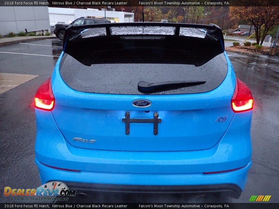 2018 Ford Focus RS Hatch Nitrous Blue / Charcoal Black Recaro Leather Photo #3