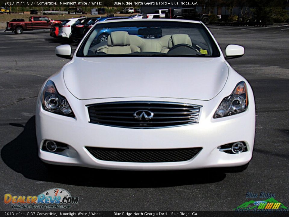 2013 Infiniti G 37 Convertible Moonlight White / Wheat Photo #4