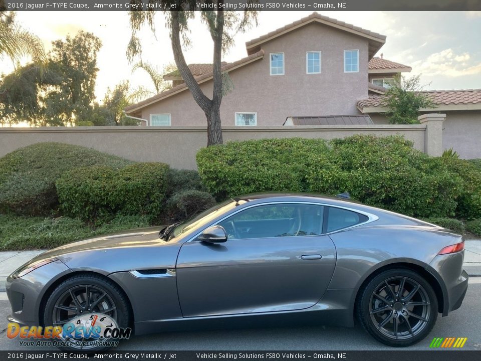 Ammonite Grey Metallic 2016 Jaguar F-TYPE Coupe Photo #1