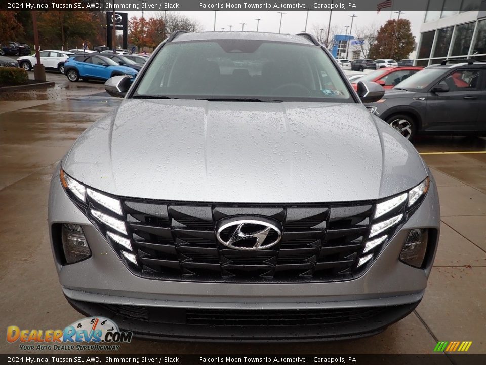 Shimmering Silver 2024 Hyundai Tucson SEL AWD Photo #8