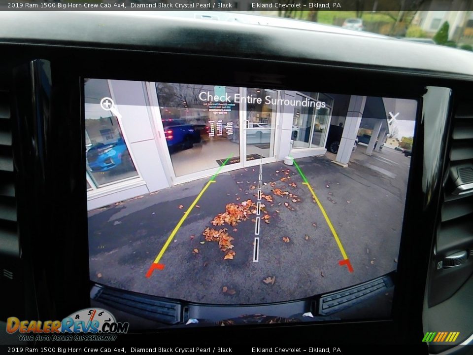2019 Ram 1500 Big Horn Crew Cab 4x4 Diamond Black Crystal Pearl / Black Photo #34