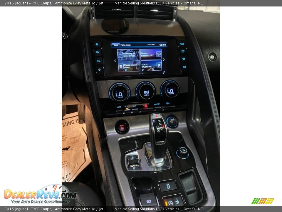 Controls of 2016 Jaguar F-TYPE Coupe Photo #6