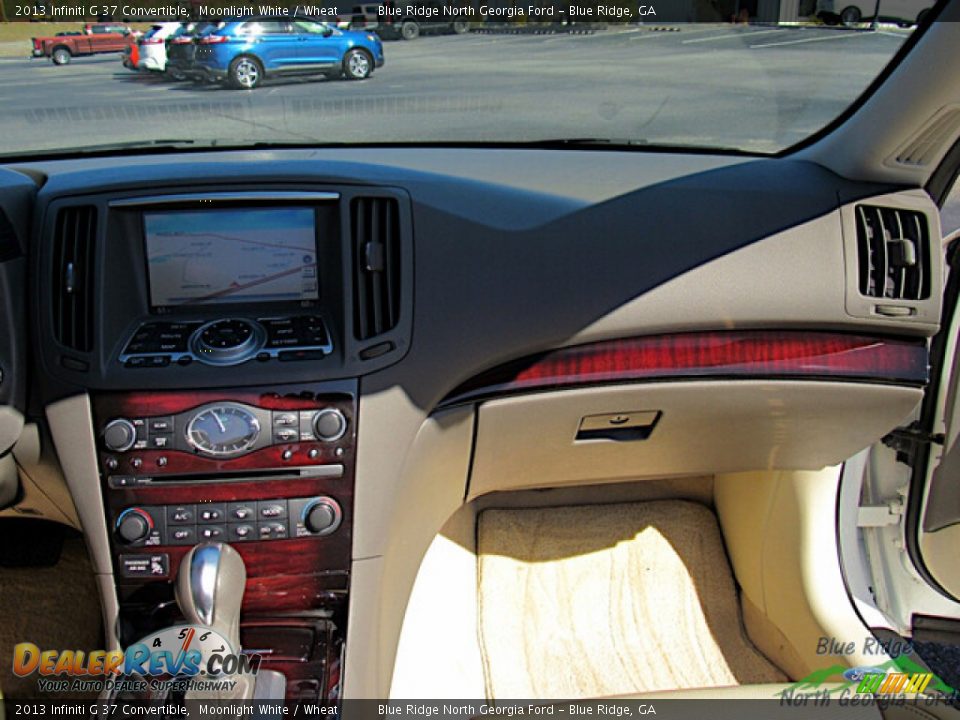 2013 Infiniti G 37 Convertible Moonlight White / Wheat Photo #15