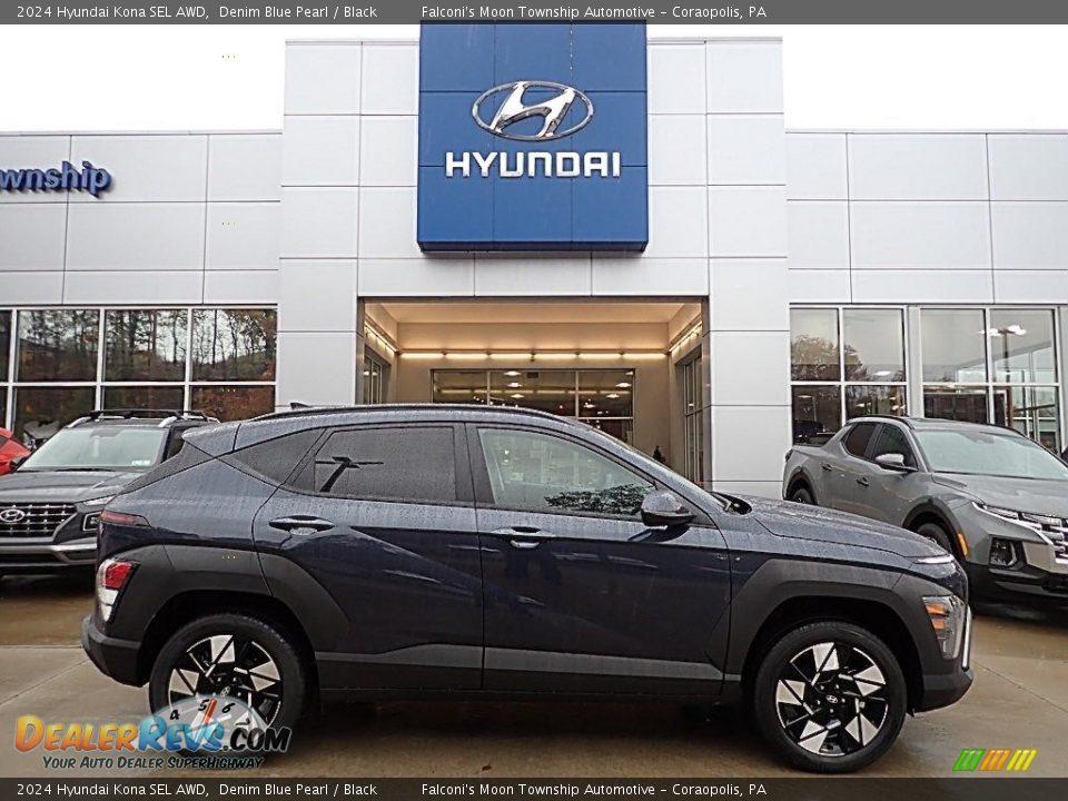 2024 Hyundai Kona SEL AWD Denim Blue Pearl / Black Photo #1