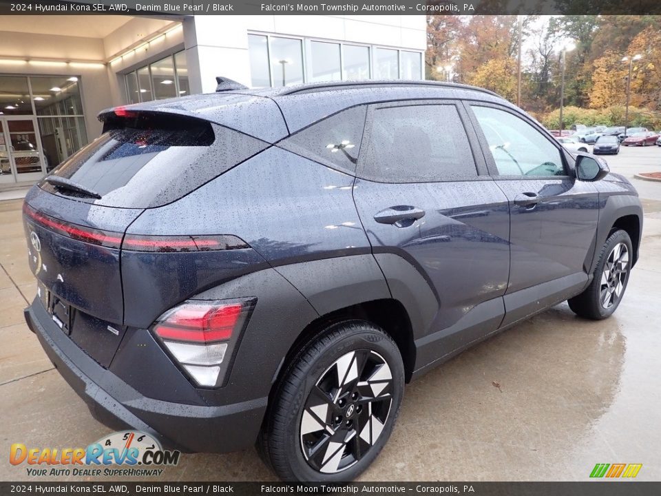 2024 Hyundai Kona SEL AWD Denim Blue Pearl / Black Photo #2