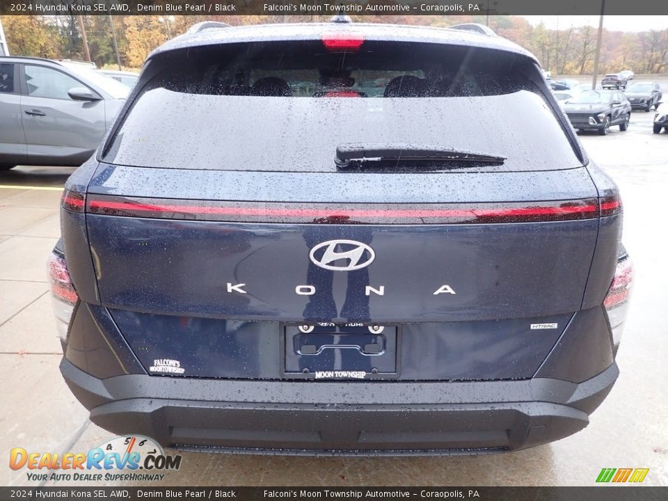 2024 Hyundai Kona SEL AWD Denim Blue Pearl / Black Photo #3