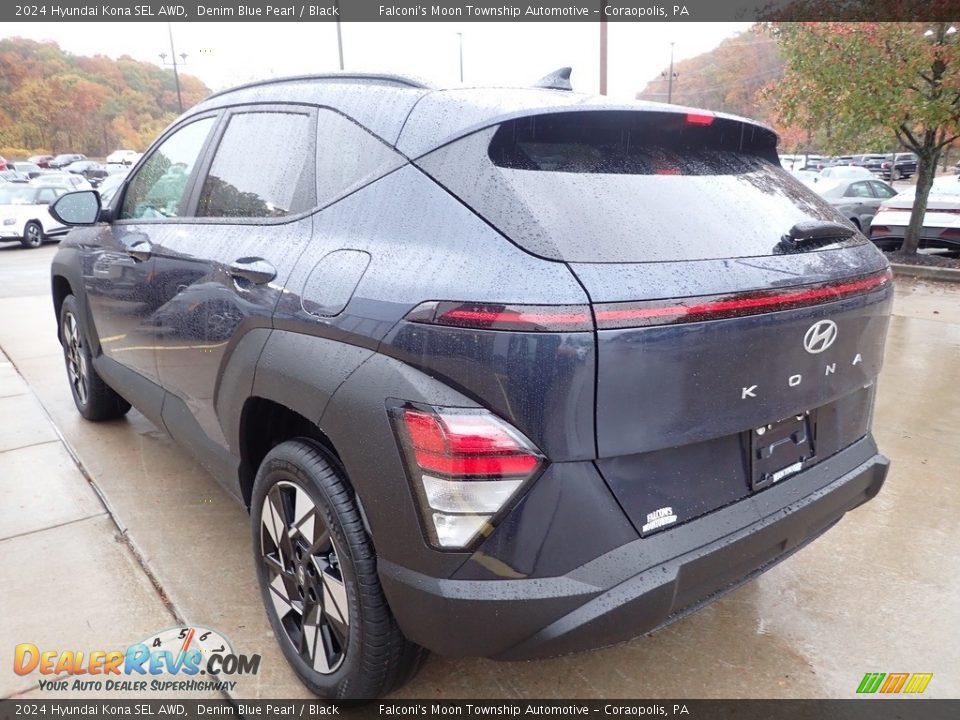 2024 Hyundai Kona SEL AWD Denim Blue Pearl / Black Photo #5