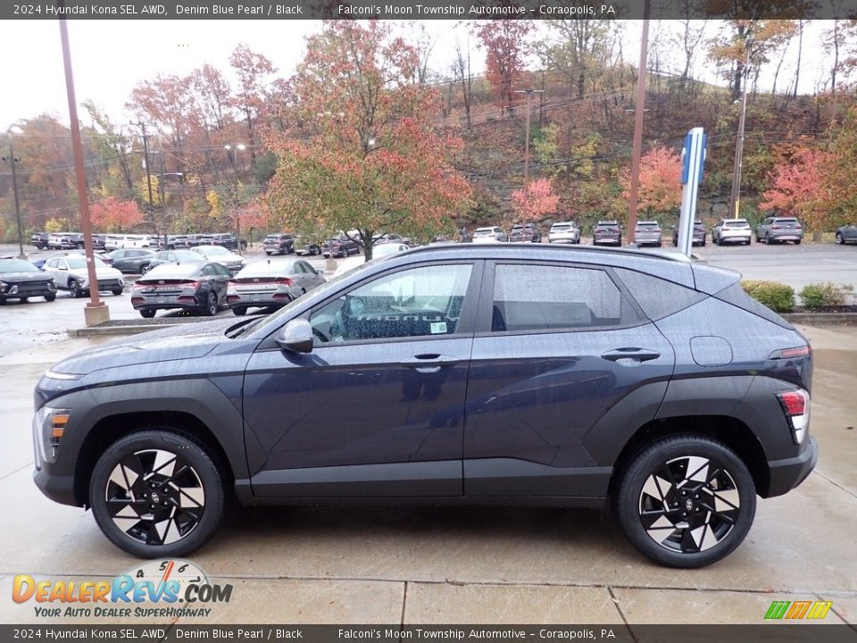 Denim Blue Pearl 2024 Hyundai Kona SEL AWD Photo #6