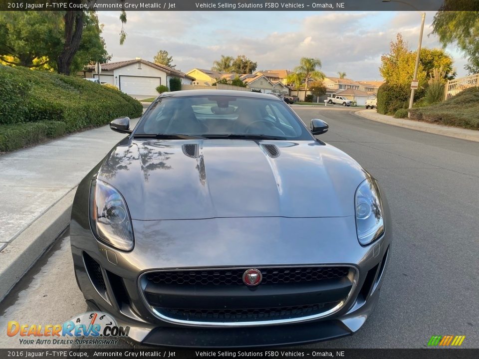 2016 Jaguar F-TYPE Coupe Ammonite Grey Metallic / Jet Photo #11