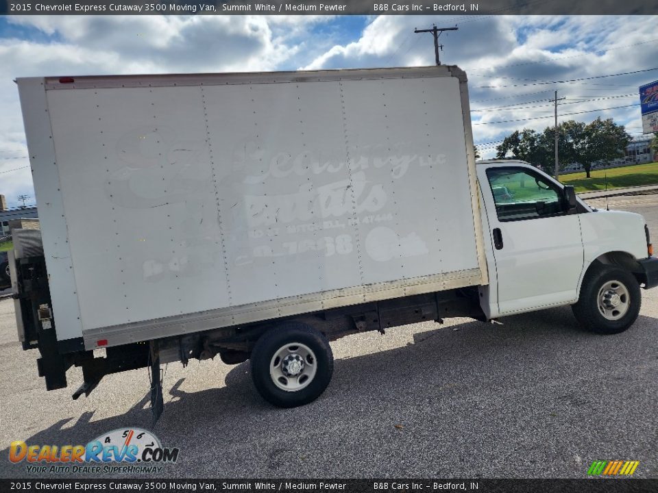 2015 Chevrolet Express Cutaway 3500 Moving Van Summit White / Medium Pewter Photo #5