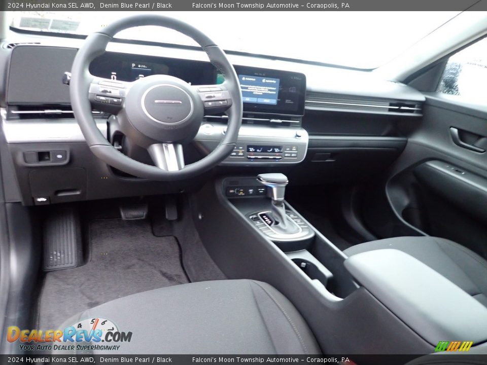 2024 Hyundai Kona SEL AWD Denim Blue Pearl / Black Photo #13