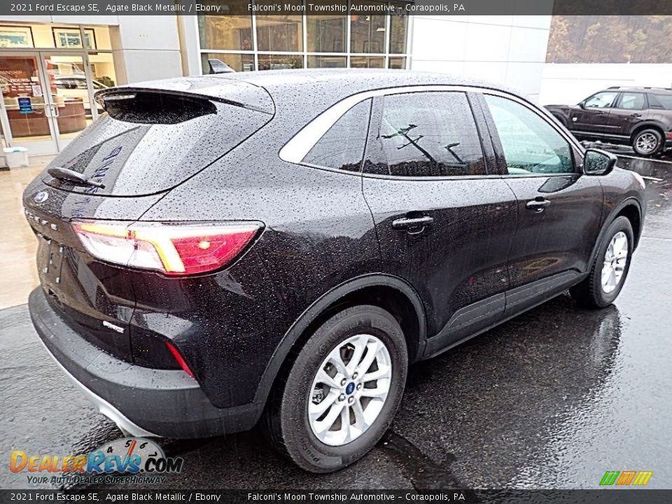 2021 Ford Escape SE Agate Black Metallic / Ebony Photo #2