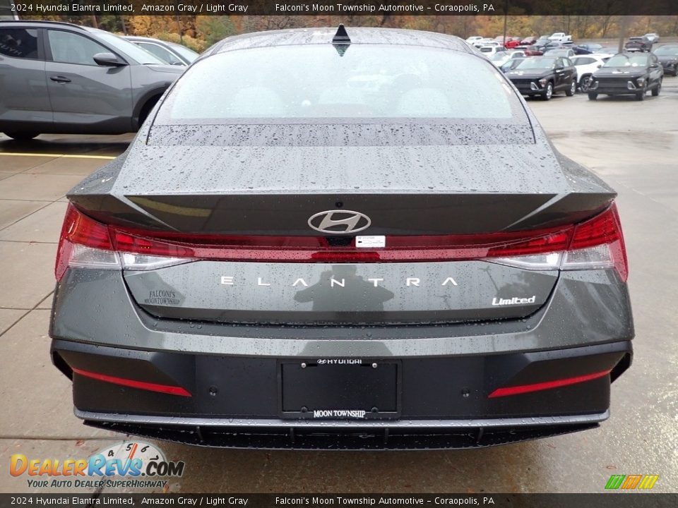 2024 Hyundai Elantra Limited Amazon Gray / Light Gray Photo #3