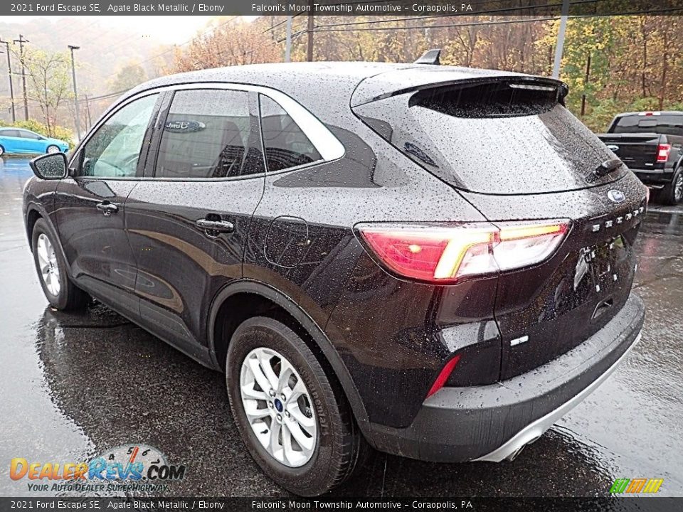 2021 Ford Escape SE Agate Black Metallic / Ebony Photo #5