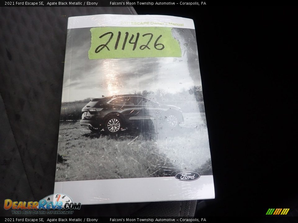 2021 Ford Escape SE Agate Black Metallic / Ebony Photo #13