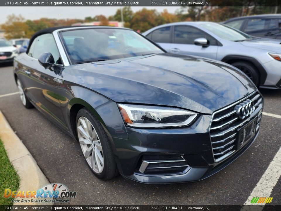 Front 3/4 View of 2018 Audi A5 Premium Plus quattro Cabriolet Photo #2