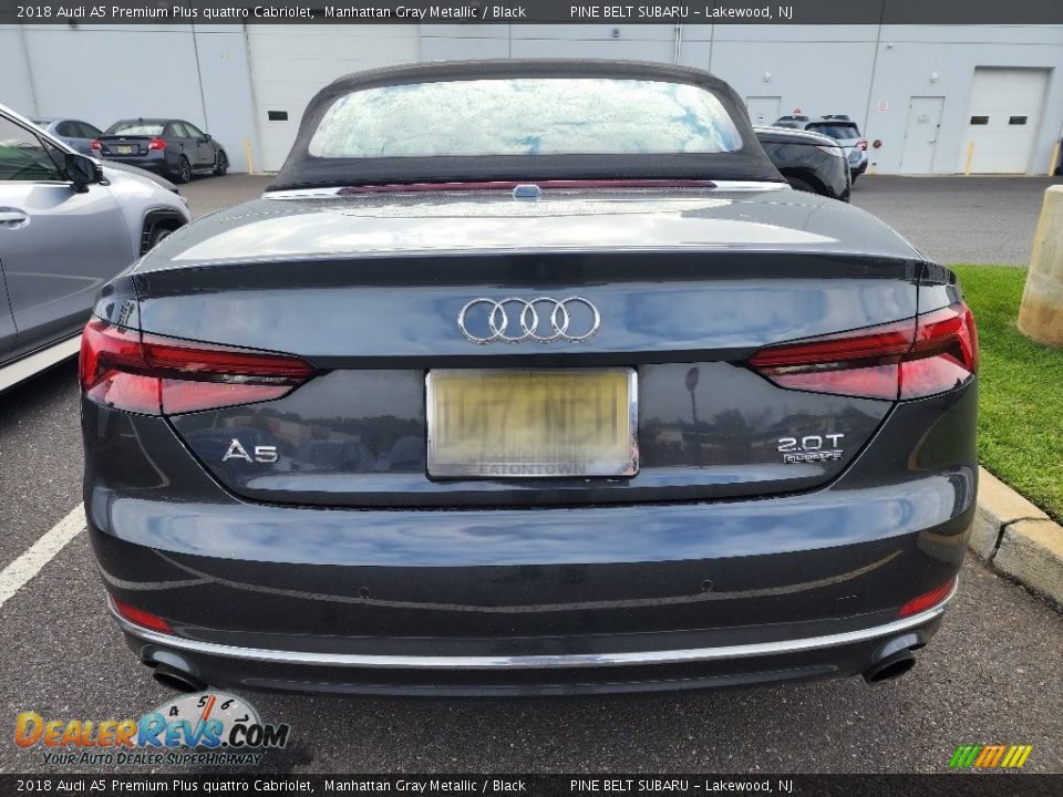 2018 Audi A5 Premium Plus quattro Cabriolet Manhattan Gray Metallic / Black Photo #4