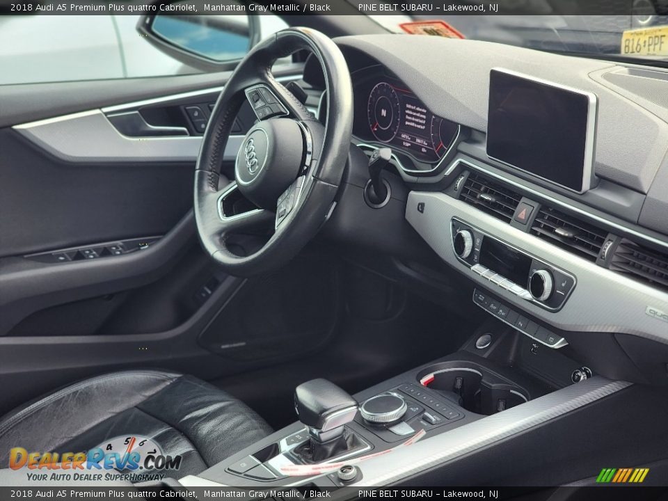 Black Interior - 2018 Audi A5 Premium Plus quattro Cabriolet Photo #6