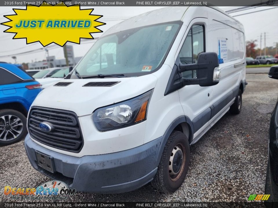 2016 Ford Transit 250 Van XL MR Long Oxford White / Charcoal Black Photo #1