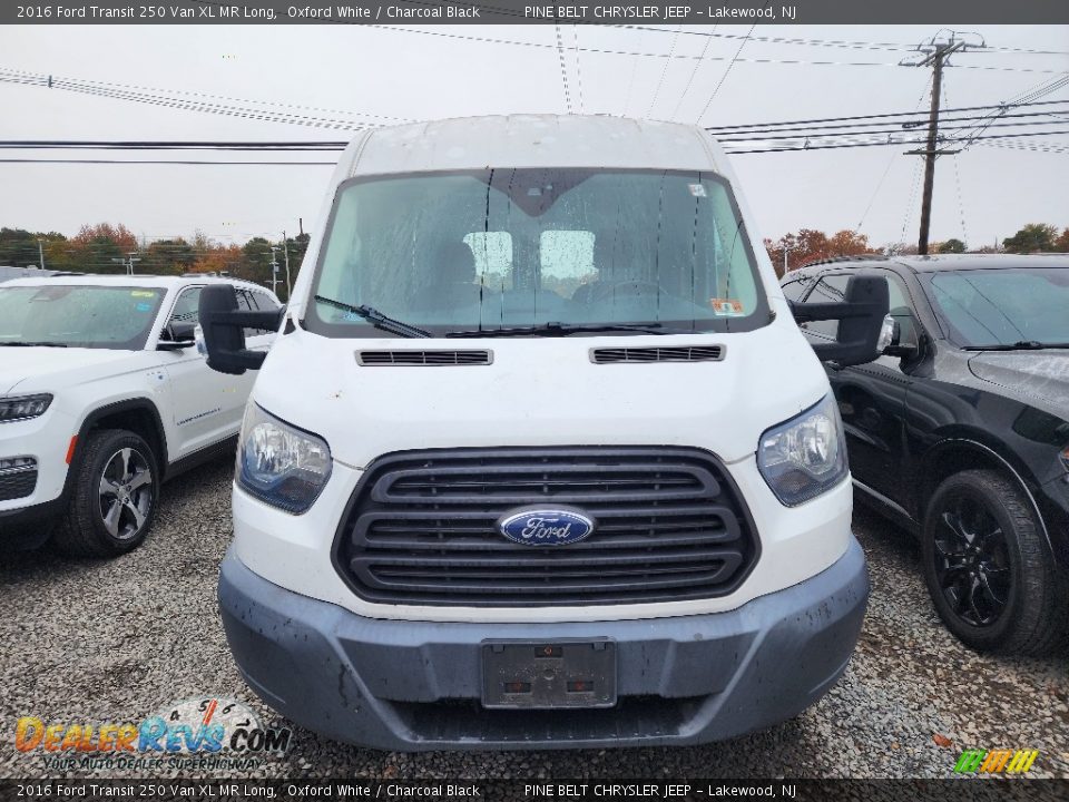 2016 Ford Transit 250 Van XL MR Long Oxford White / Charcoal Black Photo #2