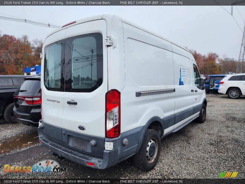 2016 Ford Transit 250 Van XL MR Long Oxford White / Charcoal Black Photo #3