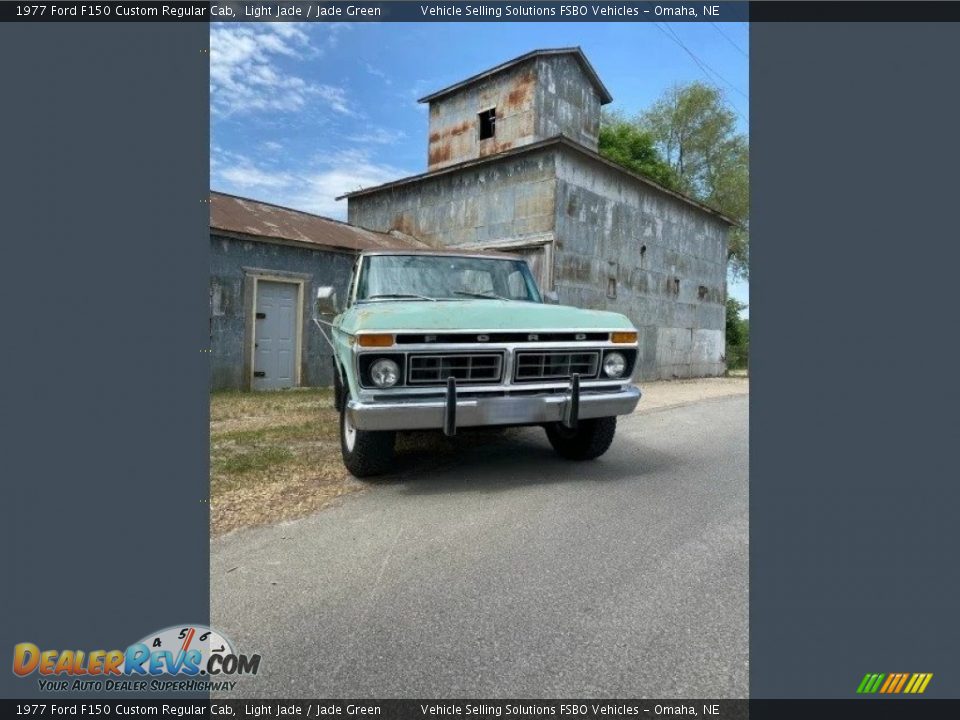 1977 Ford F150 Custom Regular Cab Light Jade / Jade Green Photo #2