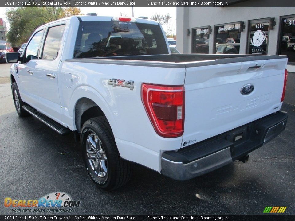 2021 Ford F150 XLT SuperCrew 4x4 Oxford White / Medium Dark Slate Photo #3