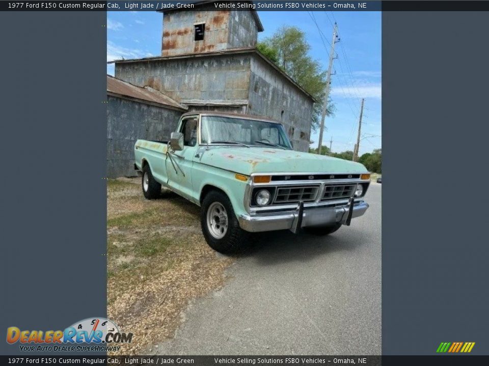 Light Jade 1977 Ford F150 Custom Regular Cab Photo #3