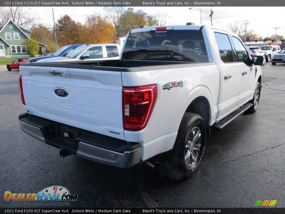 2021 Ford F150 XLT SuperCrew 4x4 Oxford White / Medium Dark Slate Photo #4