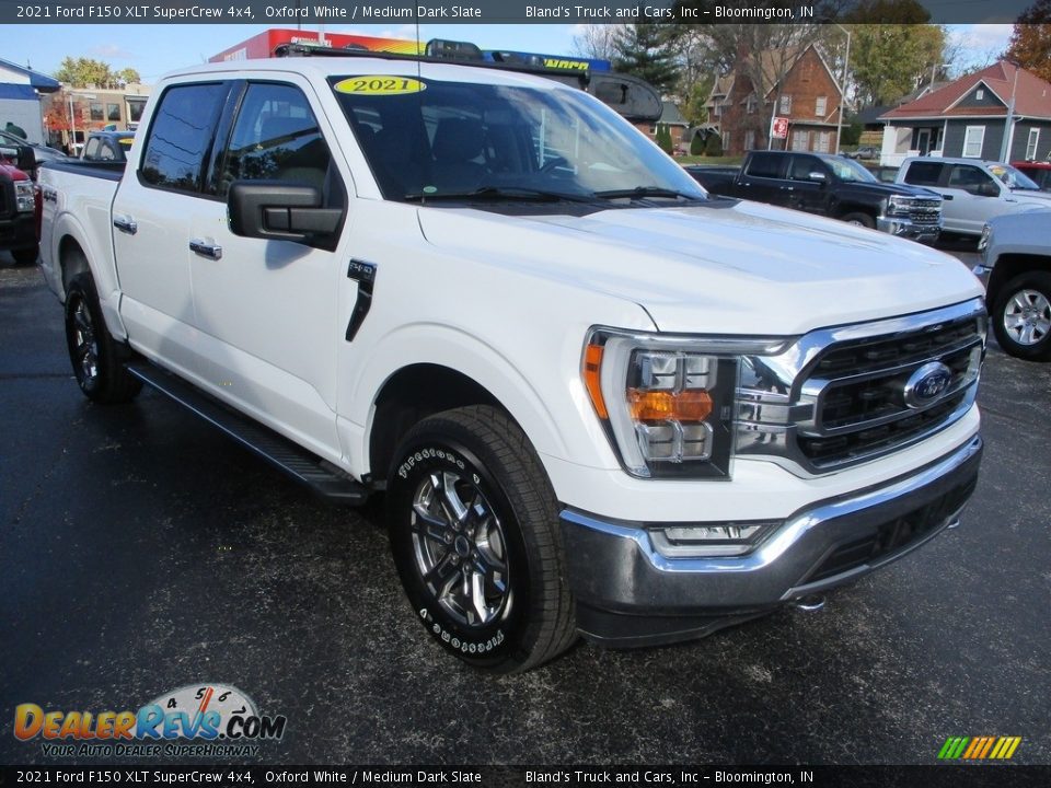 2021 Ford F150 XLT SuperCrew 4x4 Oxford White / Medium Dark Slate Photo #5