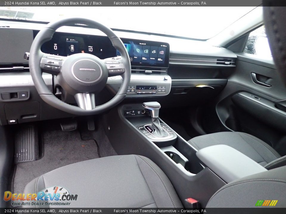 Front Seat of 2024 Hyundai Kona SEL AWD Photo #13