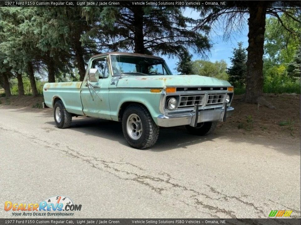 Light Jade 1977 Ford F150 Custom Regular Cab Photo #13