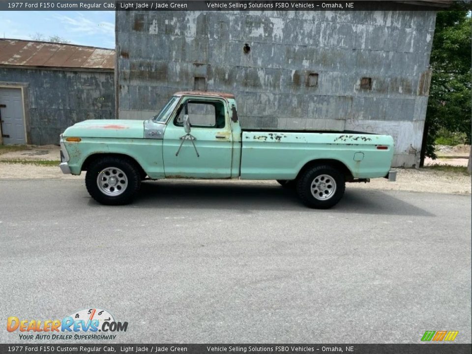 Light Jade 1977 Ford F150 Custom Regular Cab Photo #15