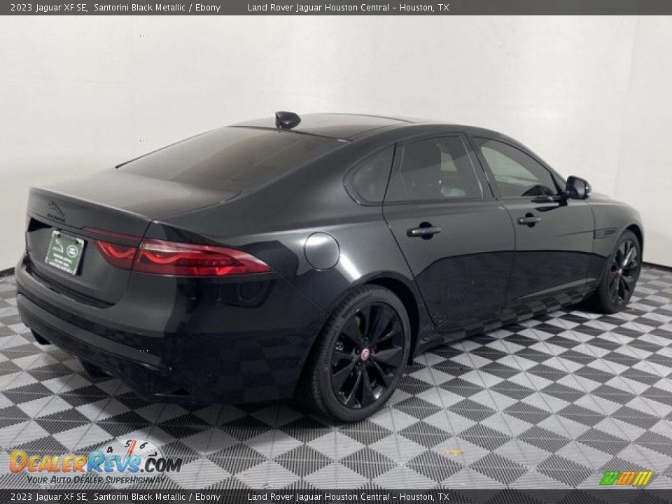 2023 Jaguar XF SE Santorini Black Metallic / Ebony Photo #2