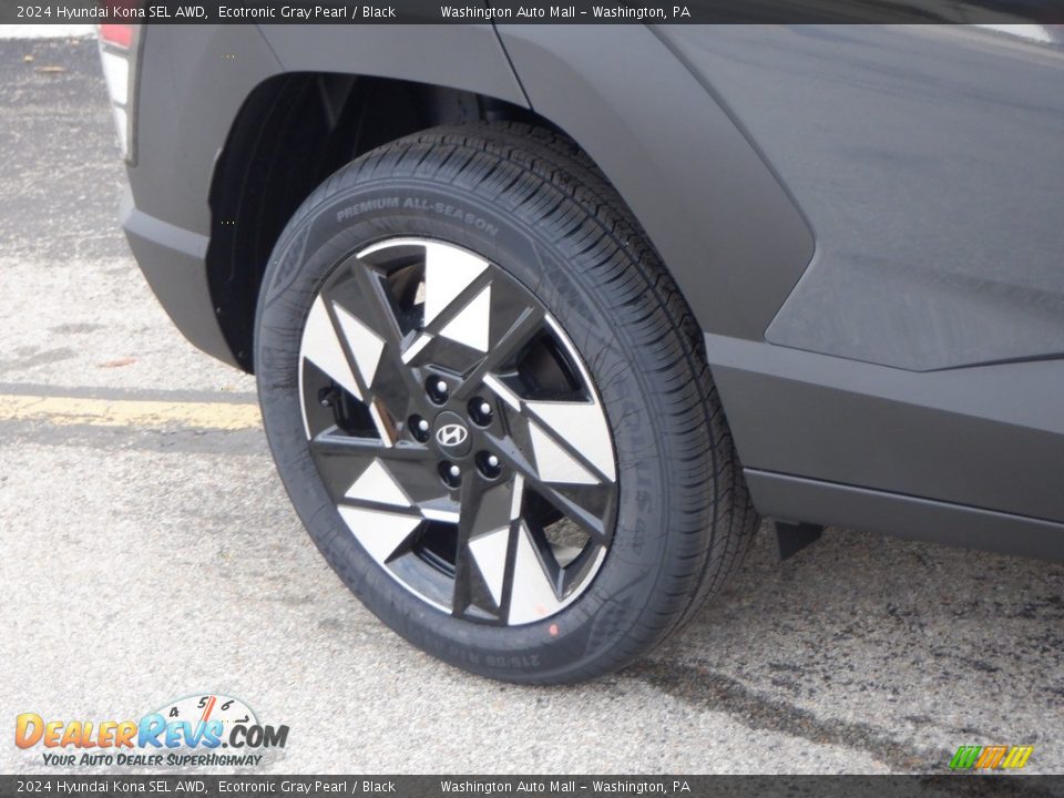 2024 Hyundai Kona SEL AWD Ecotronic Gray Pearl / Black Photo #2