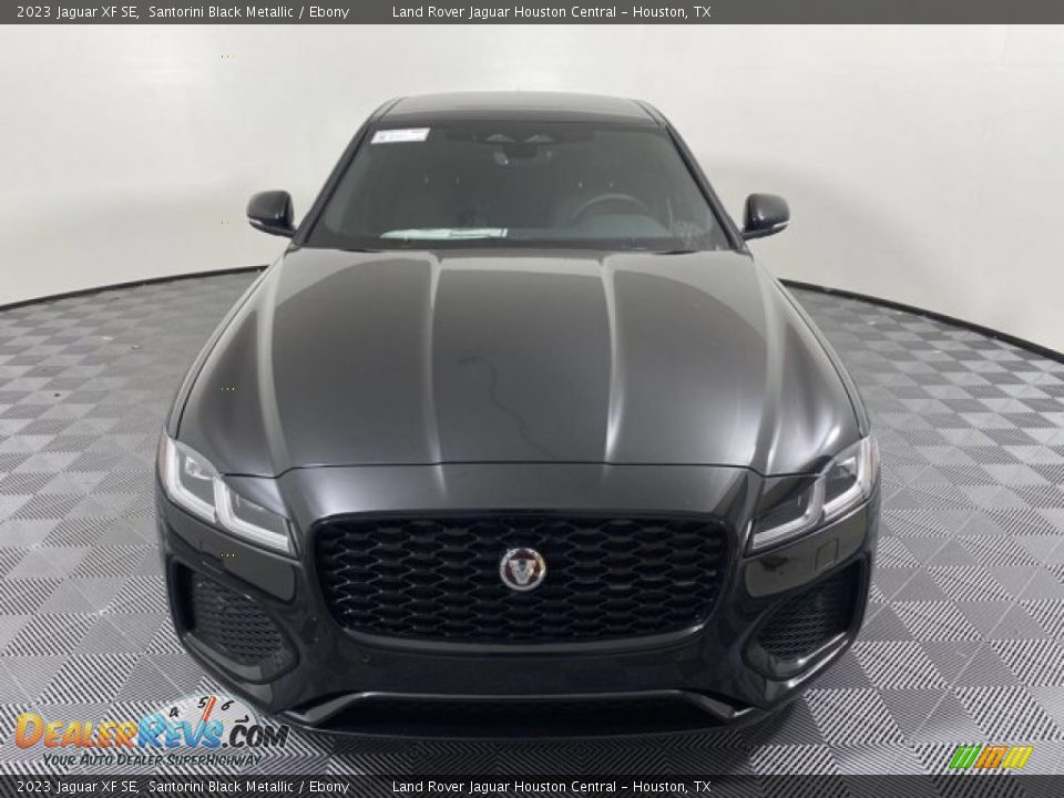 Santorini Black Metallic 2023 Jaguar XF SE Photo #8