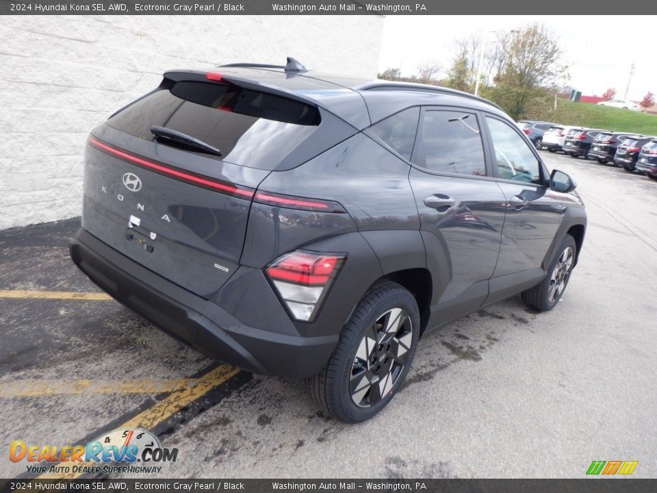 2024 Hyundai Kona SEL AWD Ecotronic Gray Pearl / Black Photo #6