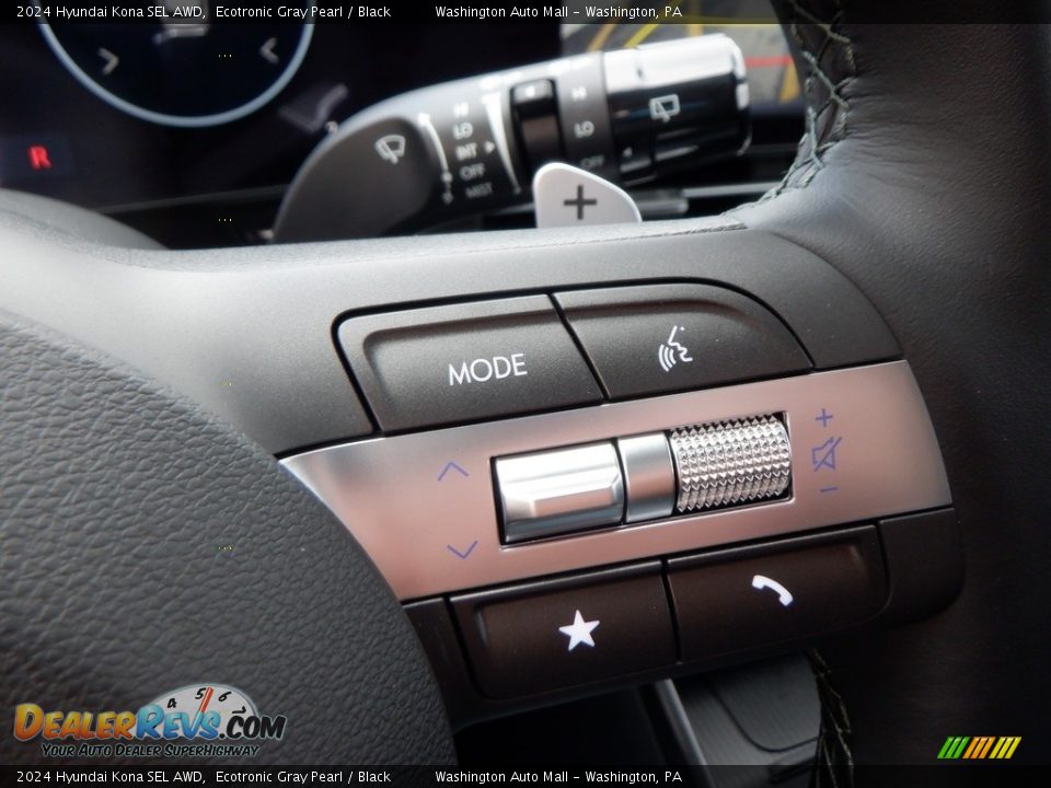 2024 Hyundai Kona SEL AWD Steering Wheel Photo #19