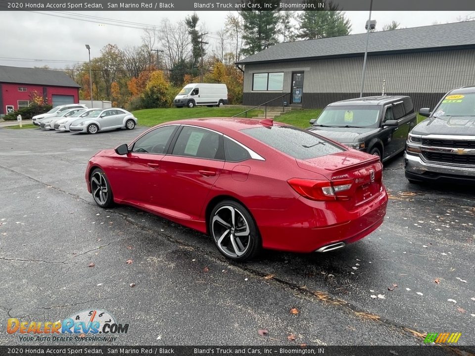 2020 Honda Accord Sport Sedan San Marino Red / Black Photo #2