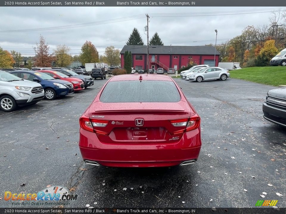 2020 Honda Accord Sport Sedan San Marino Red / Black Photo #4