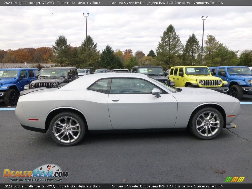 Triple Nickel Metallic 2023 Dodge Challenger GT AWD Photo #7