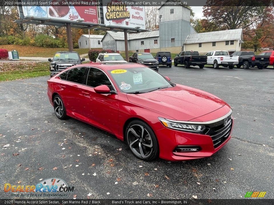 Front 3/4 View of 2020 Honda Accord Sport Sedan Photo #7