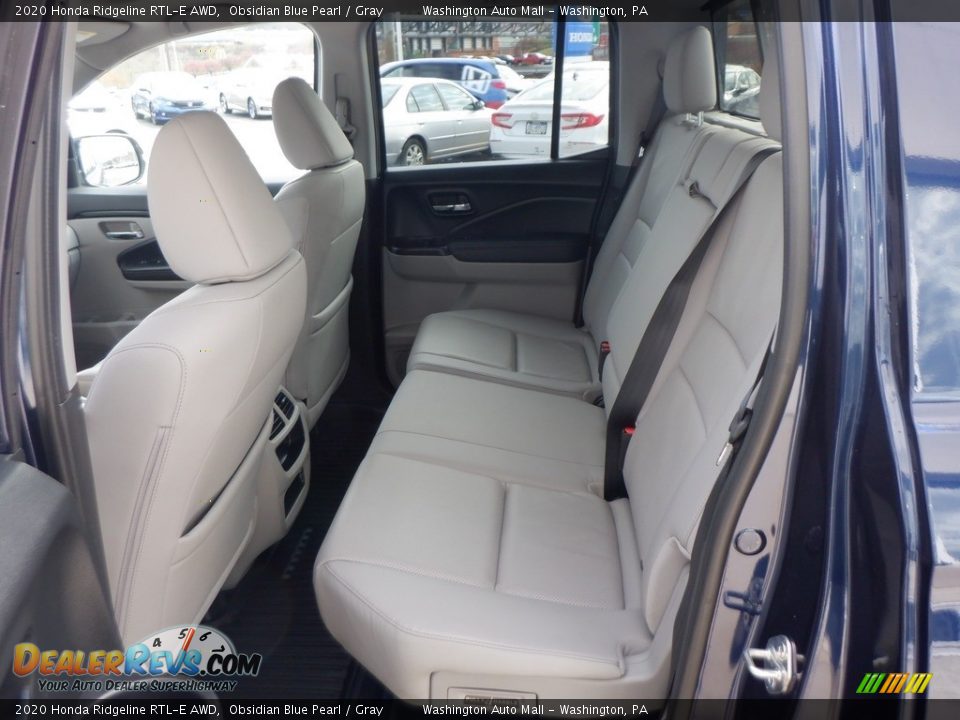 Rear Seat of 2020 Honda Ridgeline RTL-E AWD Photo #32